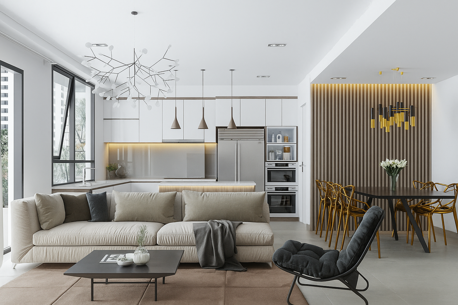 Thiết Kế Nội Thất Căn Hộ Lakeview City Quận 2