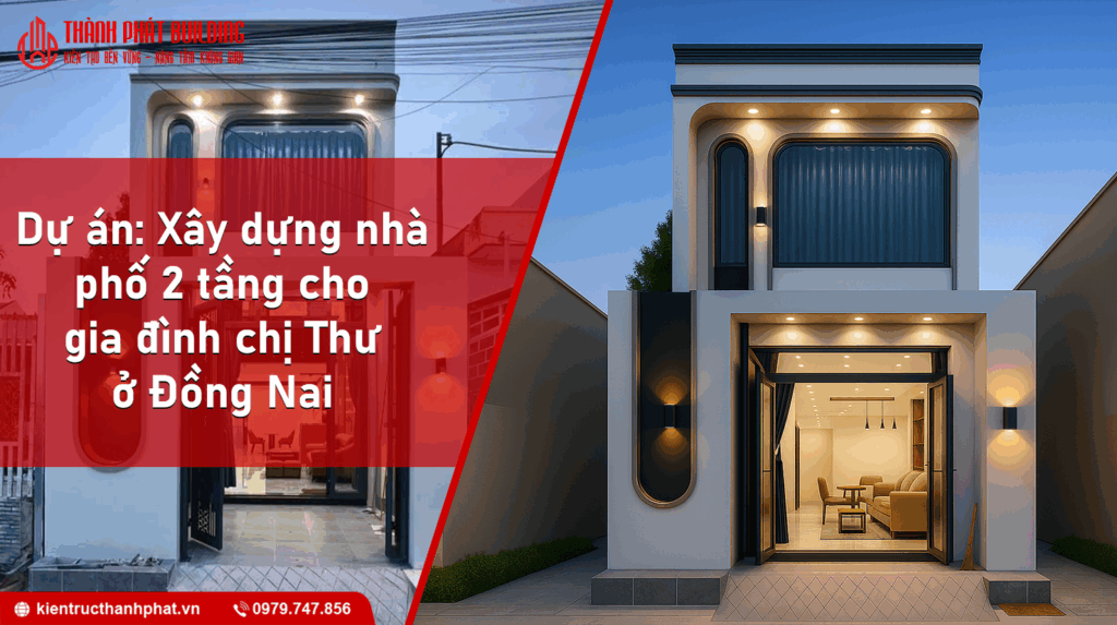 Dự Án Xây Dựng Nhà Phố 2 Tầng Nhà Chị Thư Ở Đồng Nai Dự án xây dựng nhà phố 2 tầng chị thư ở đồng nai