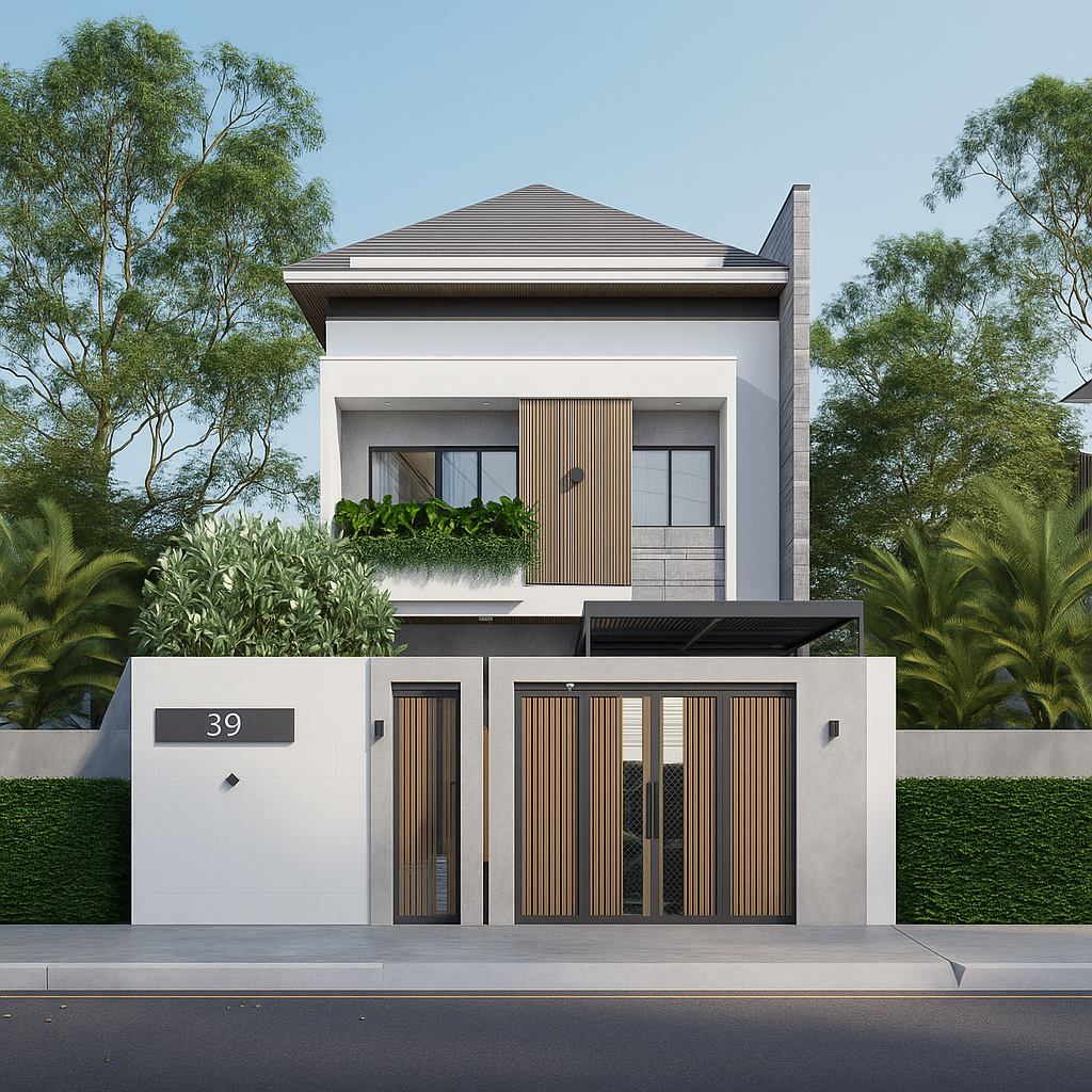 25+ Mẫu Nhà Phố Đẹp, Sang Trọng Được Ưa Chuộng Năm 2025 mau-nha-pho-dep